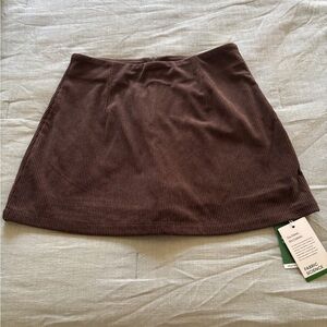 Halara Brown Mini Skirt